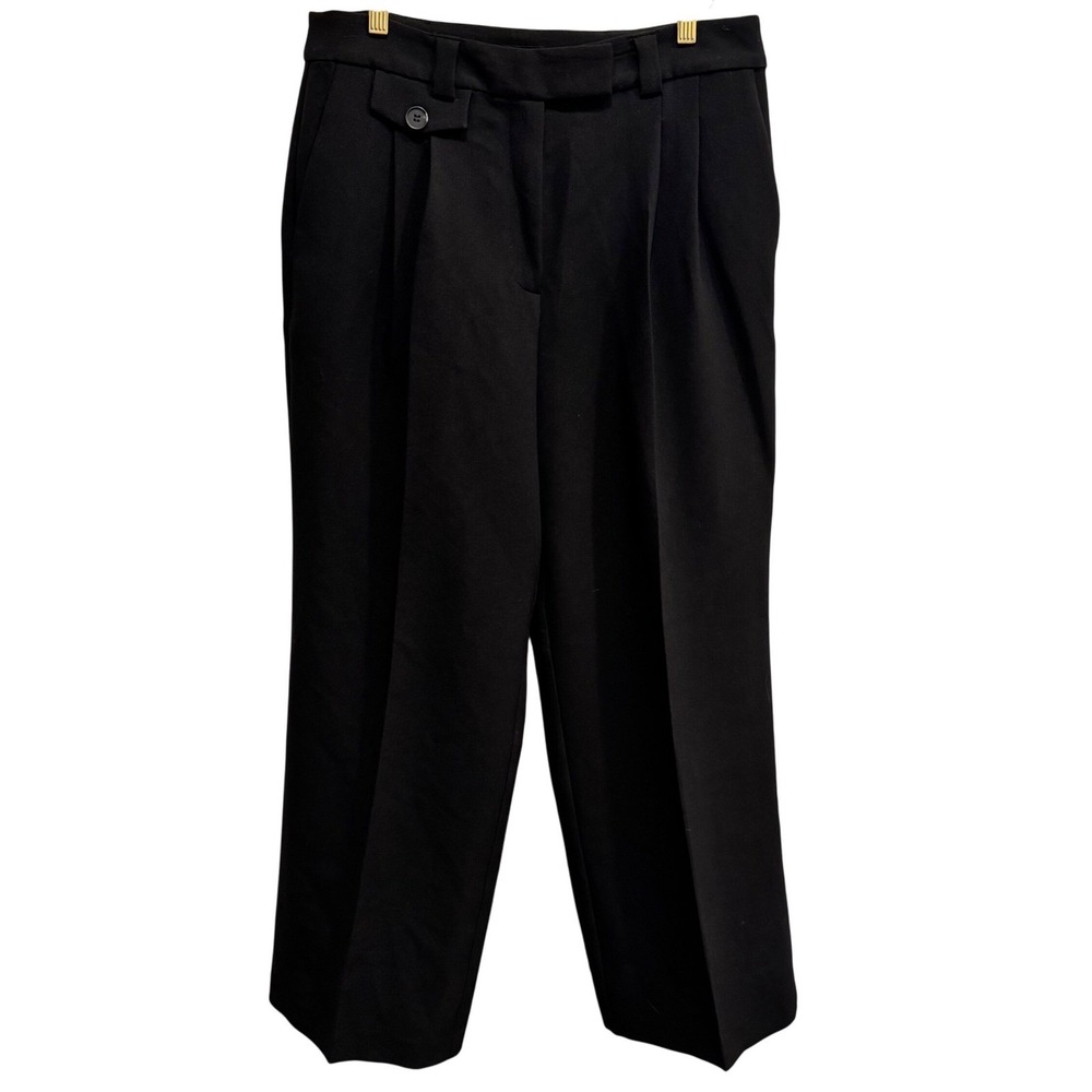 1.STATE Women's Black Pleated Trousers Size 12 – MSRP $99